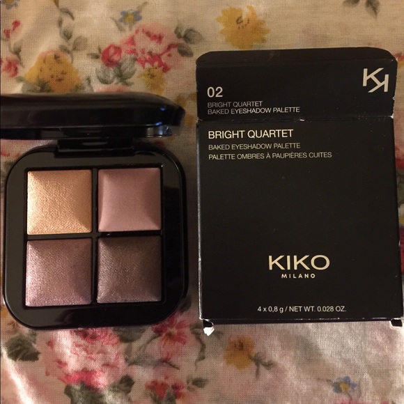 kiko milano Makeup Kiko Milano Bright Quartet Baked Eyeshadow